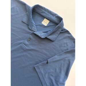 Callaway Opti-Dri Mens Blue Micro Stripe Golf Polo Shirt Size XL Short Sleeve